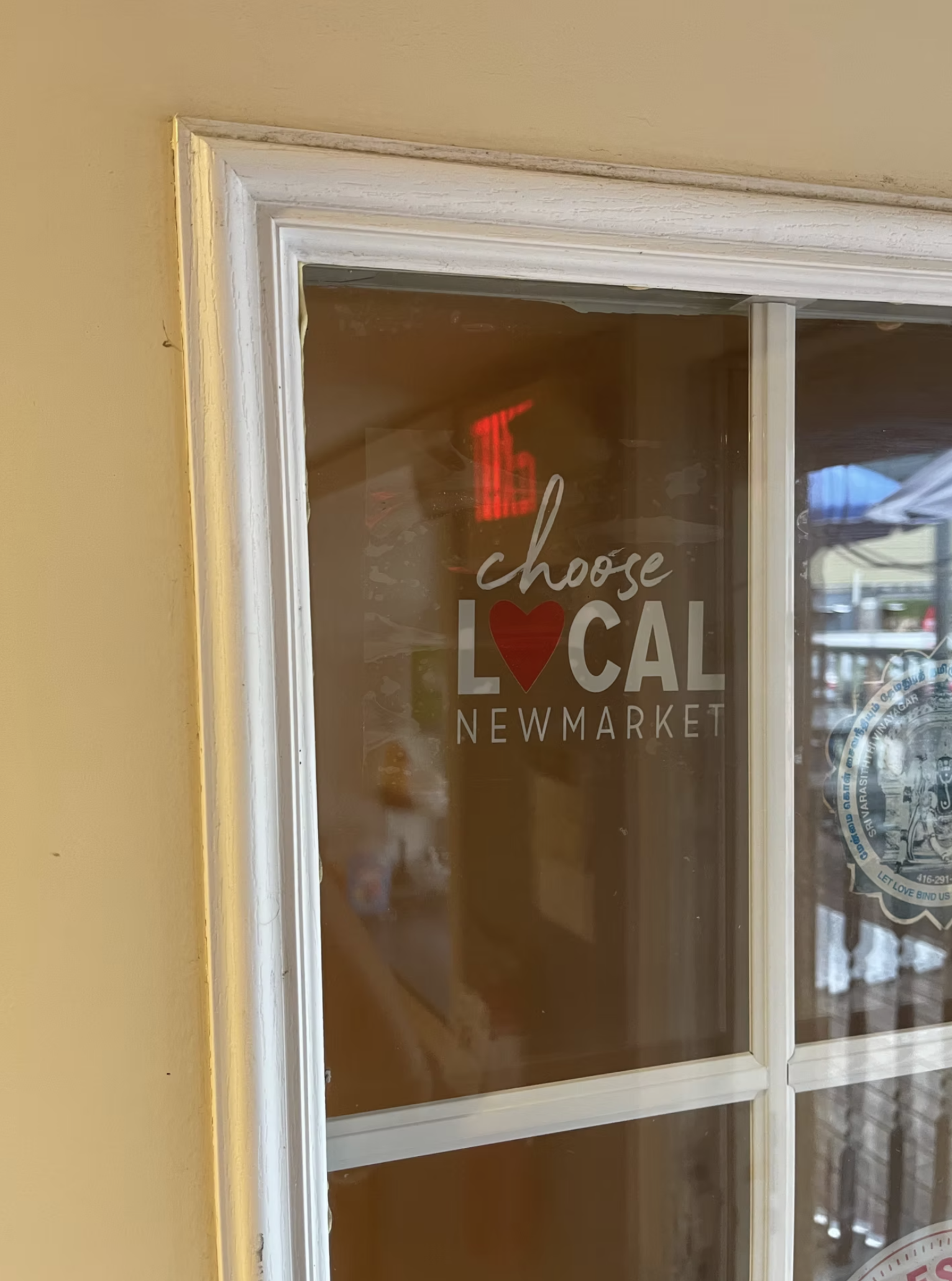 Proudly supporting the local Newmarket community with a “Choose Local” message.